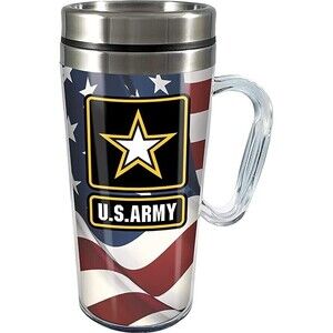 US Army Insulated Travel Mug Tumbler 14 oz
